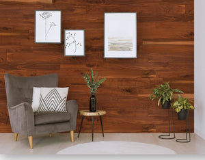 All-Natural Walnut Originals Hardwood Plank - Wallplanks