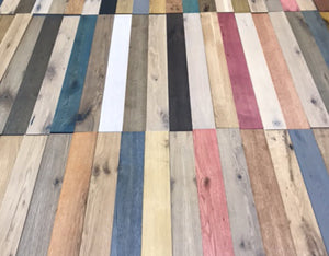 Unfinished Raw White Oak Originals Hardwood Plank- DIY - Wallplanks